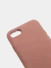 Коричневый чехол силиконовый для iPhone 8, 7
