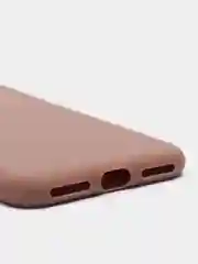 Коричневый чехол силиконовый для iPhone 8, 7