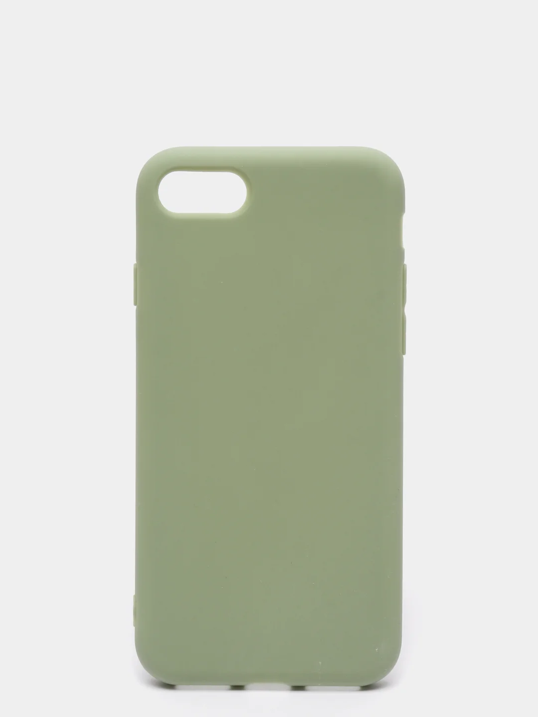 Оливковый чехол силиконовый для iPhone 8, 7