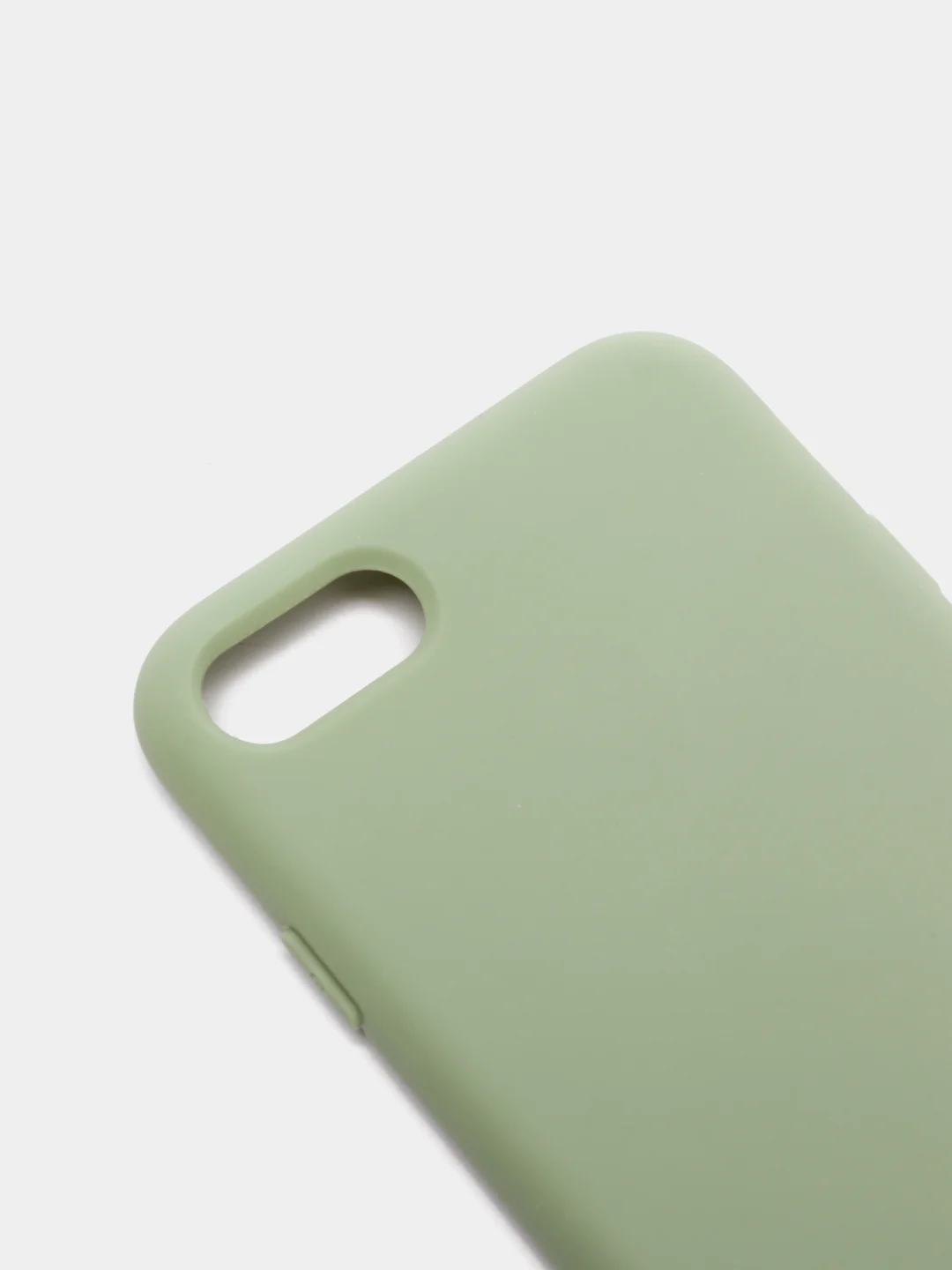 Оливковый чехол силиконовый для iPhone 8, 7