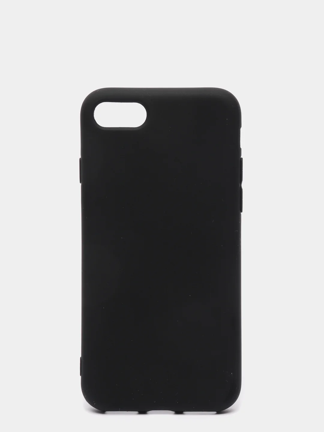 Черный чехол силиконовый для iPhone 8, 7
