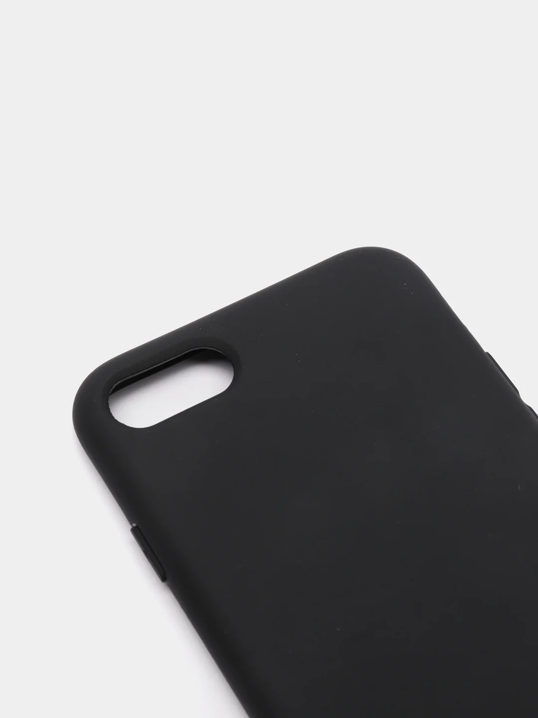 Черный чехол силиконовый для iPhone 8, 7