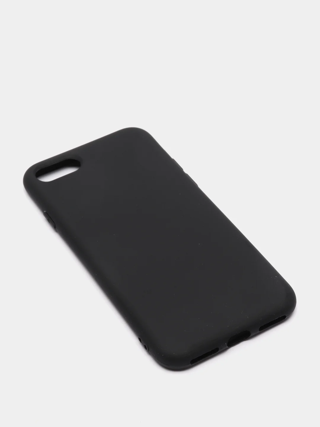 Черный чехол силиконовый для iPhone 8, 7