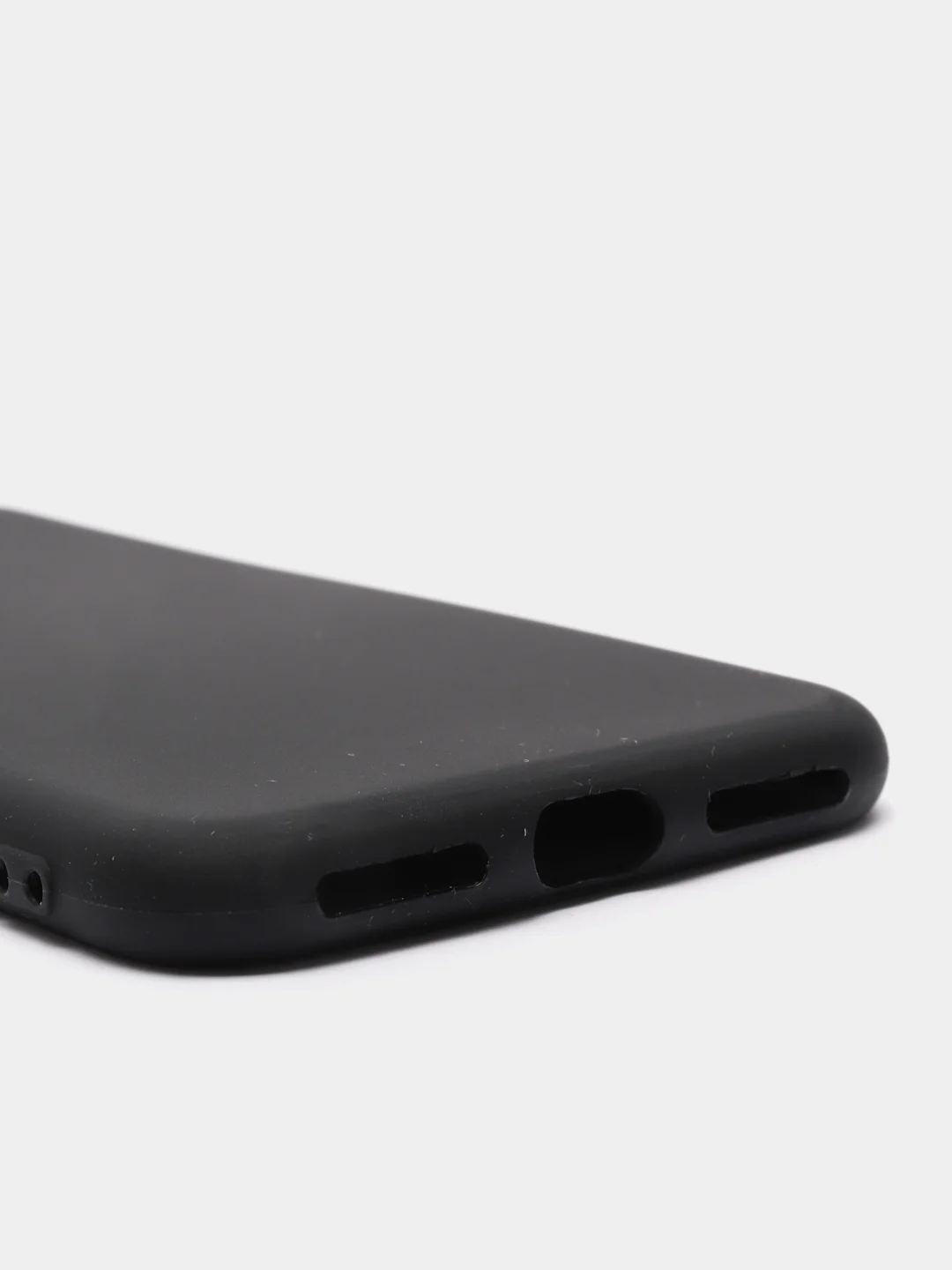 Черный чехол силиконовый для iPhone 8, 7