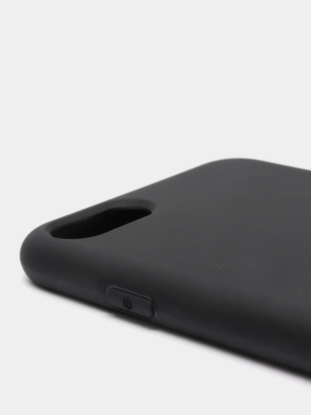 Черный чехол силиконовый для iPhone 8, 7