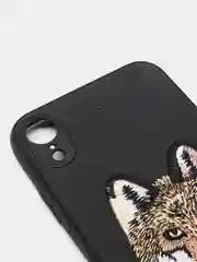 Угольный чехол для iPhone 11, 12, XR, силикон-эко кожа с картинкой / рисунком