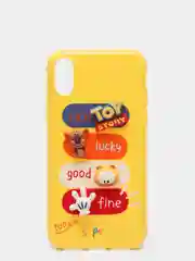 Желтый чехол на iPhone