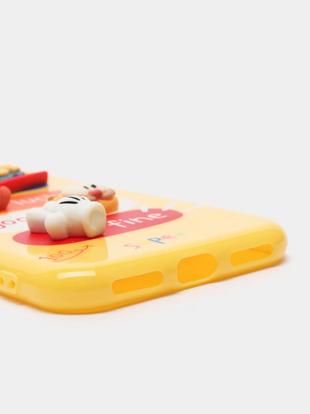Желтый чехол на iPhone