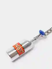 Серебряный брелок "Баллон закиси азота NOS полый"
