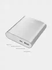 Серебряный внешний аккумулятор Xiaomi Mi Power Bank 10400 mAh