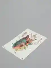 Красный временная татуировка "Лисы, волки, тигры", 21*15 см