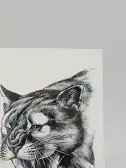 Конфетный временная татуировка "Лисы, волки, тигры", 21*15 см