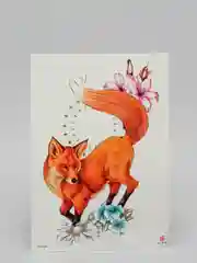 Коричневый временная татуировка "Лисы, волки, тигры", 21*15 см