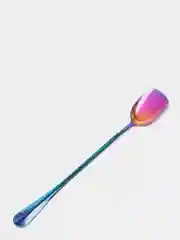 Фиолетовый ложка десертная в форме лопаты, чайная, кофейная, для фруктов, длинная ручка