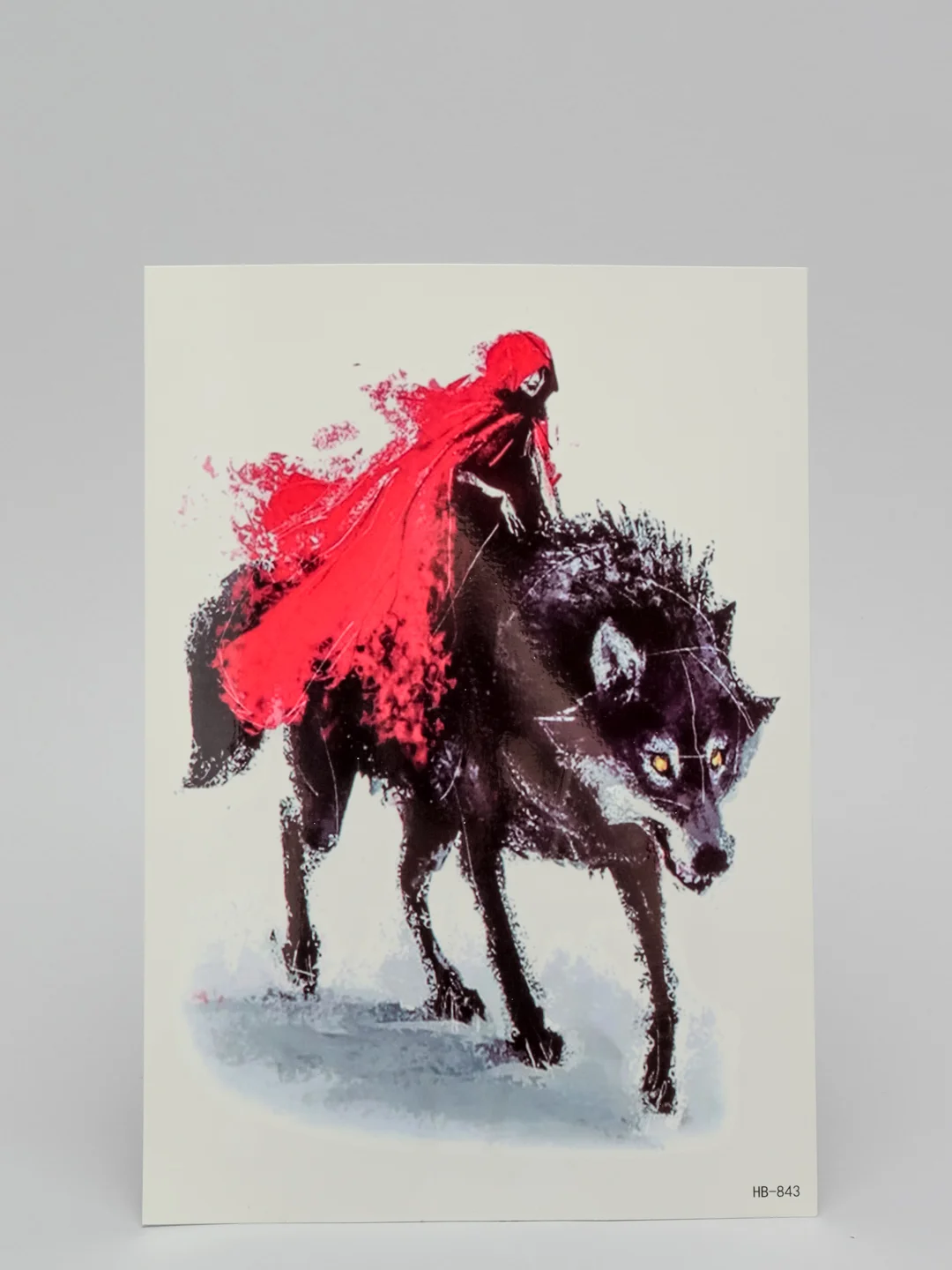 Карамельный временная татуировка "Лисы, волки, тигры", 21*15 см