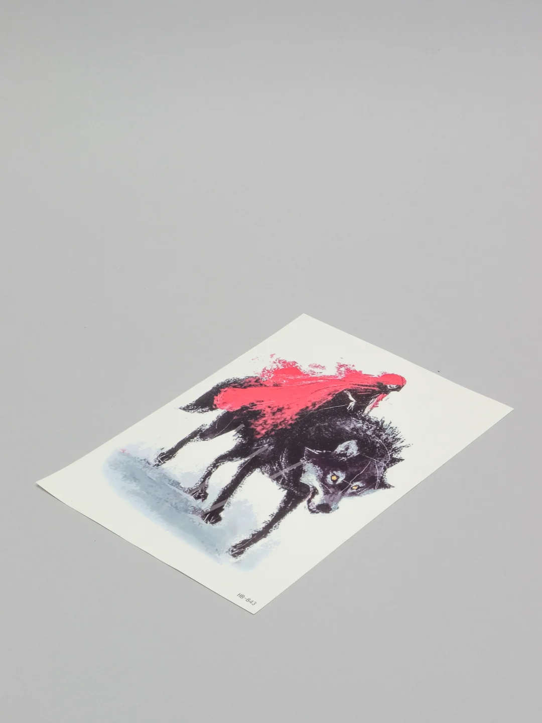 Карамельный временная татуировка "Лисы, волки, тигры", 21*15 см
