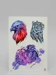 Ледяной временная татуировка "Лисы, волки, тигры", 21*15 см