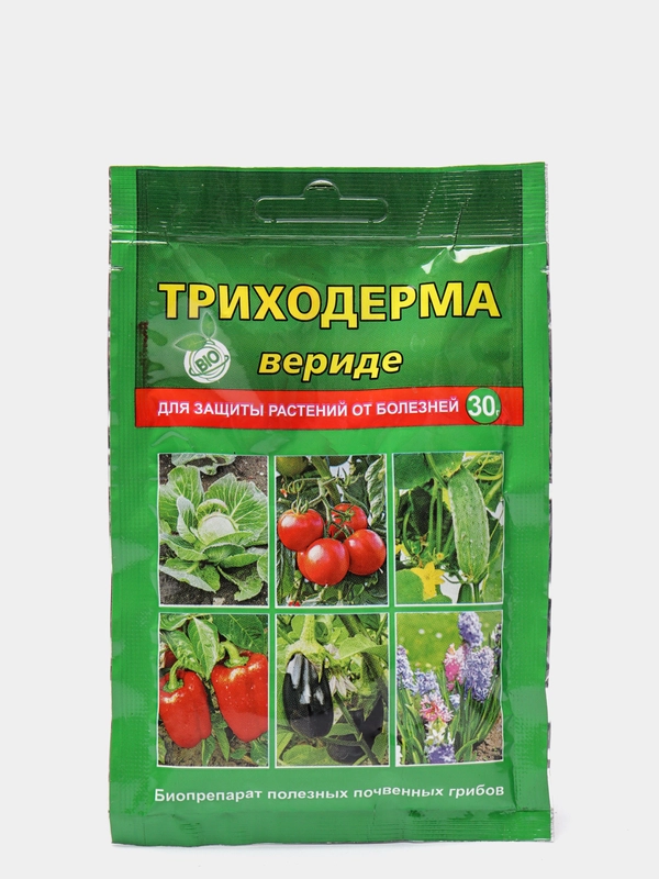 Средство для защиты растений от болезней "Триходерма вериде", 30 г