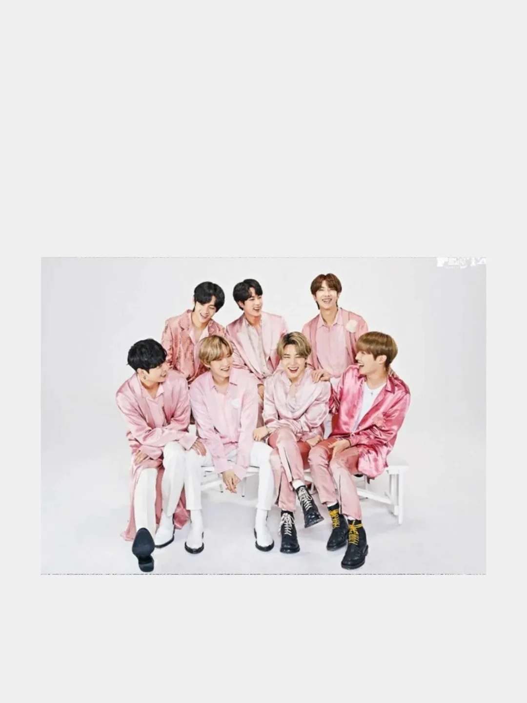 Голубой плакаты BTS K-POP постеры