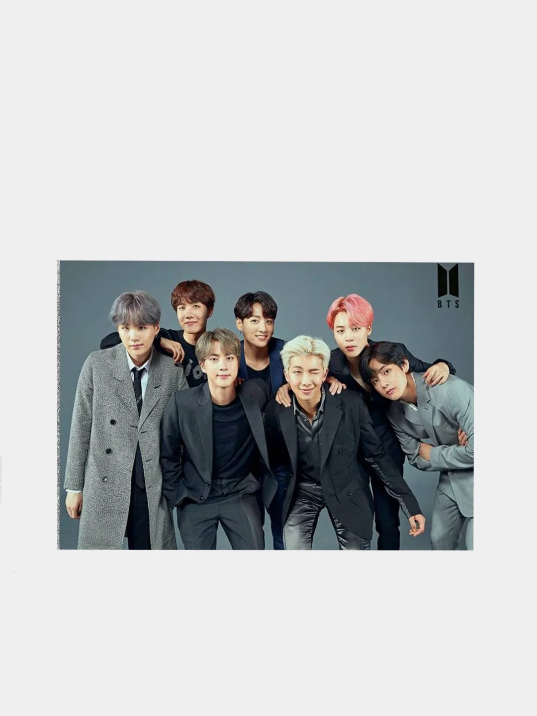 Красный плакаты BTS K-POP постеры