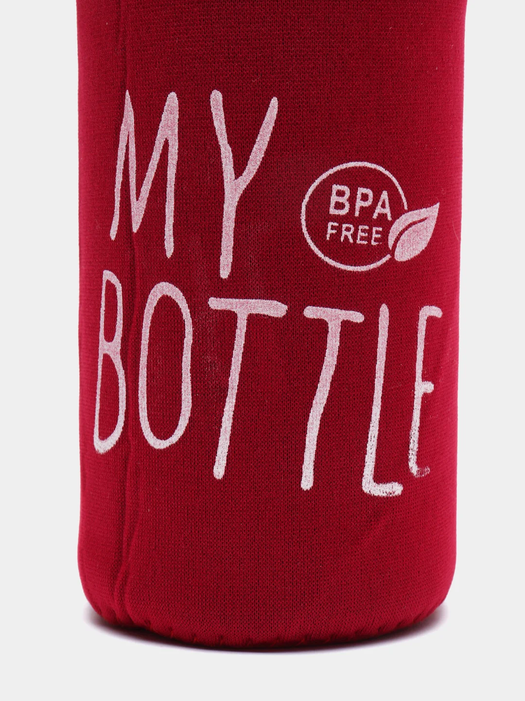 Красный бутылка для воды "My bottle" в чехле
