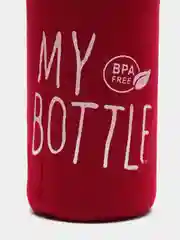Красный бутылка для воды "My bottle" в чехле