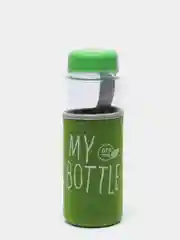 Лайм бутылка для воды "My bottle" в чехле