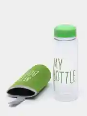 Лайм бутылка для воды "My bottle" в чехле