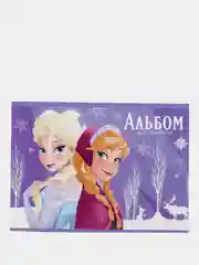 Альбом для рисования А4, 24 листа, "Эльза и Анна", Холодное сердце