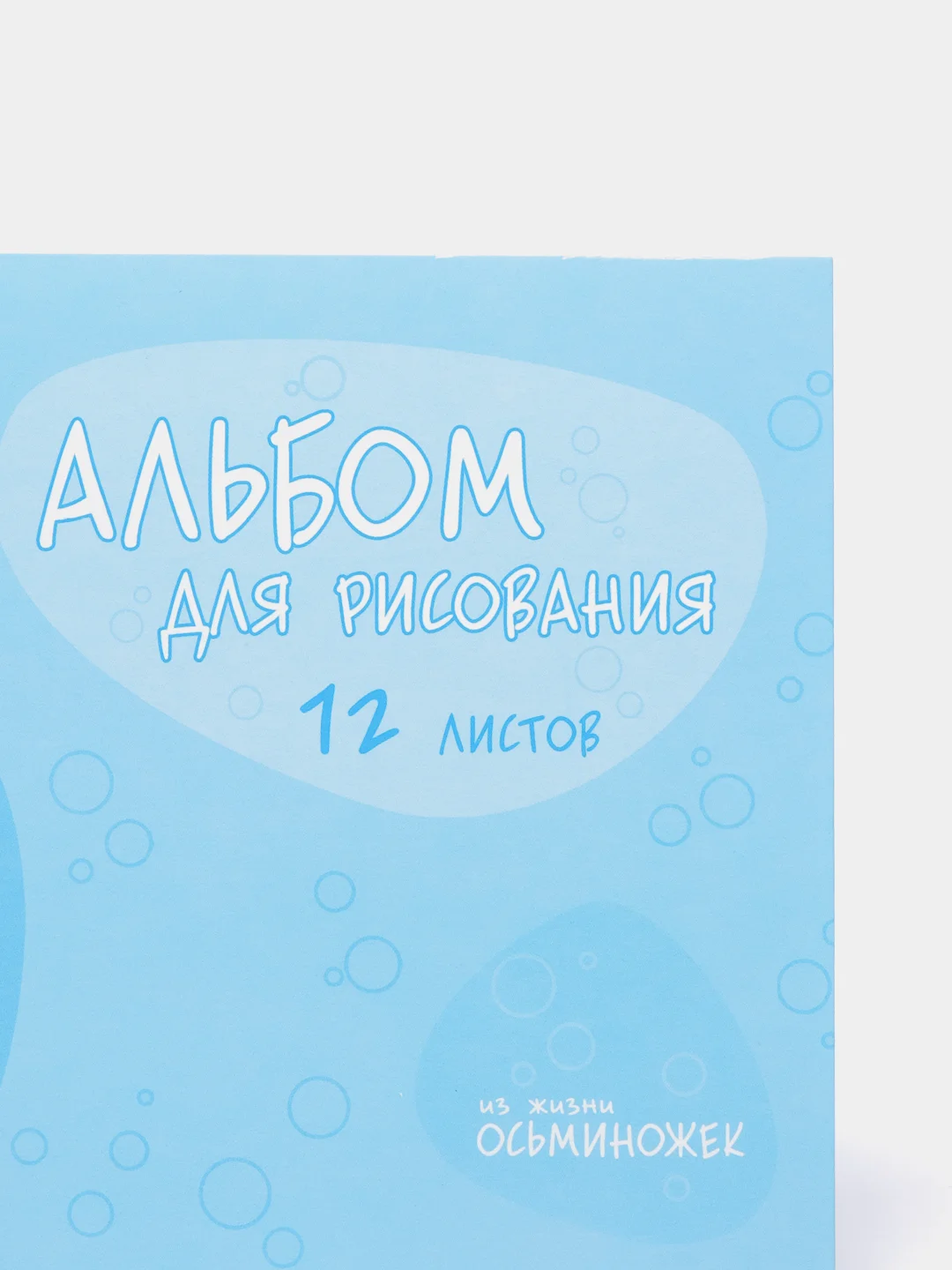 Альбом для рисования, А5, 12 листов на скрепке, обложка мелованный картон (9422623)