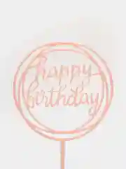 Топпер "Happy Birthday" в торт букет