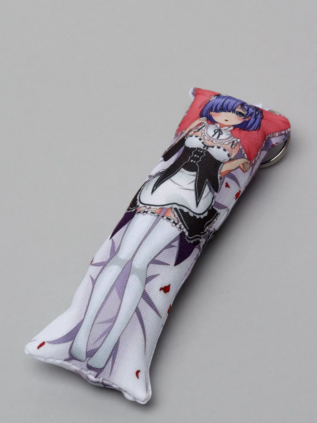 Брелок-подушка мини дакимакура по аниме "Re:Zero. Жизнь с нуля в альтернативном мире"