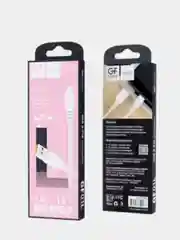 Белый кабель зарядный GF POWER, 1 м, Micro-USB/Type-C/Lighthing для Android и Apple iPhone
