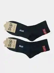 Черный носки мужские с принтом