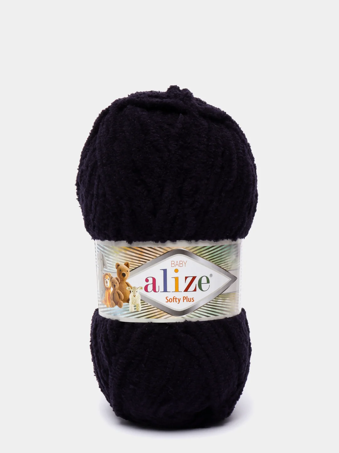 Темно-синий плюшевая пряжа Alize Softy Plus ( Софти плюс)