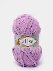 Сиреневый плюшевая пряжа Alize Softy Plus ( Софти плюс)