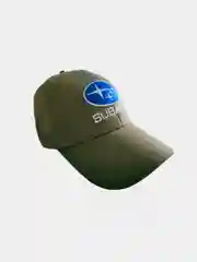 Зелёный хаки кепка бейсболка авто с логотипом SUBARU Субару унисекс