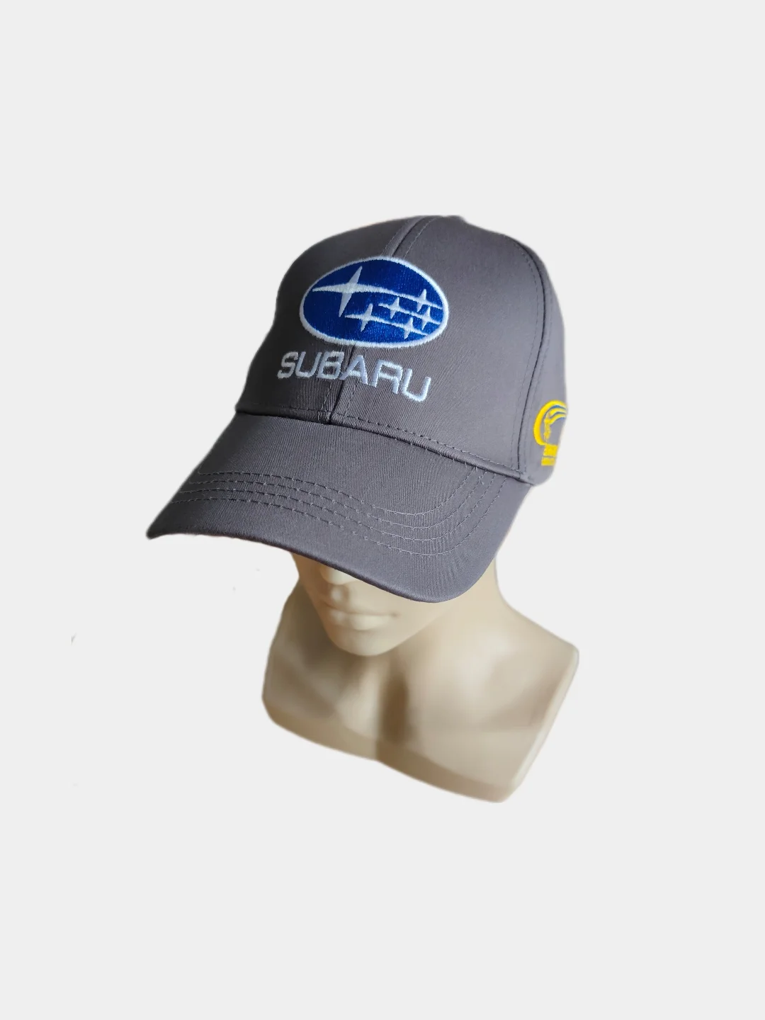 Серый кепка бейсболка авто с логотипом SUBARU Субару унисекс