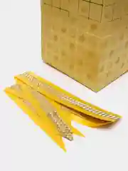Желтый подарочная коробка