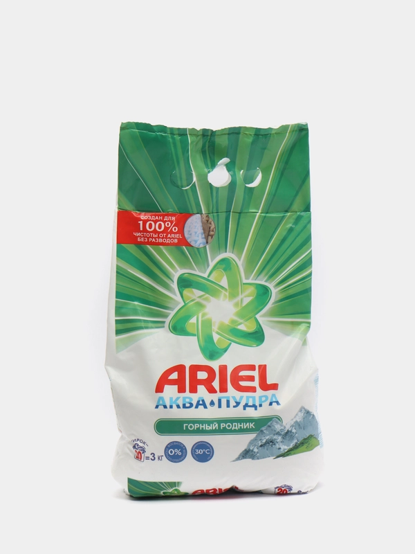 Стиральный порошок Ariel Автомат Горный родник 20 стирок, 3 кг