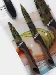 Черный ножи кухонные набор 3шт и овощечистка, набор цветных ножей