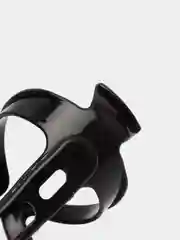 Черный держатель для бутылки на велосипед пластиковый, крепление