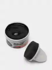 Крем-блеск для обуви с губкой SILVER, цвет черный