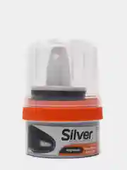 Крем-блеск для обуви с губкой SILVER, цвет черный
