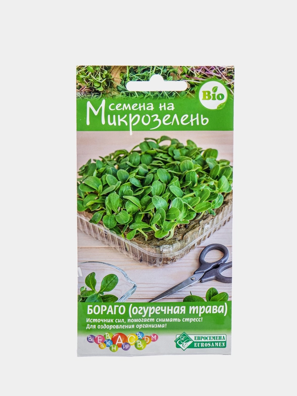 Микрозелень БОРАГО (огуречная трава) (2 гр), семена