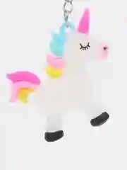 Белый брелок Единорог для ключей