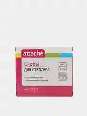 Скобы для степлера, Attache, №23/8, 1000 штук