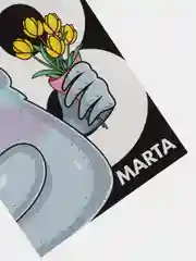 Голубой блокнот "8 Марта", 32 стр