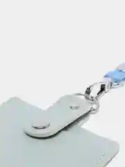 Белый бейдж с держателем для школьника/ чехол для пропуска, для карты