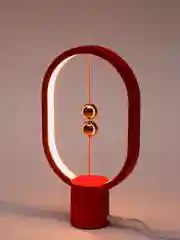 Красный настольный светильник с магнитами Levitation Lamp
